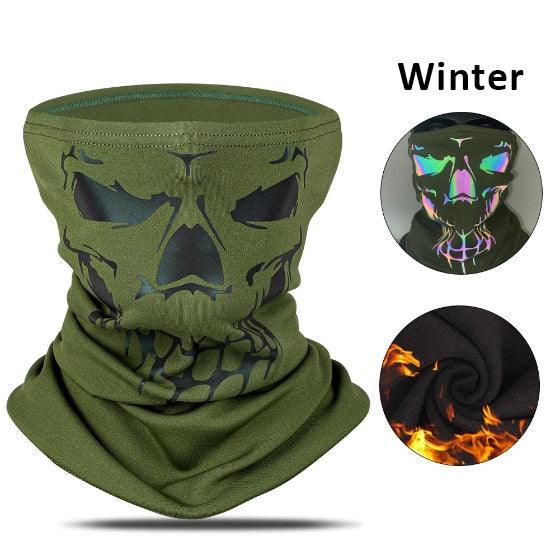 Cycling Headwear Winter Men Anti-sweat Breathable Cycling Face Cover Running Bicycle Bandana Sports Scarf Headband Neck Gaiter Face Mask Scarf Dust Sun Protection Cool Lightweight Windproof Breathable Fishing Hiking Running Cycling