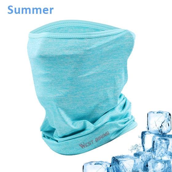 Cycling Headwear Winter Men Anti-sweat Breathable Cycling Face Cover Running Bicycle Bandana Sports Scarf Headband Neck Gaiter Face Mask Scarf Dust Sun Protection Cool Lightweight Windproof Breathable Fishing Hiking Running Cycling