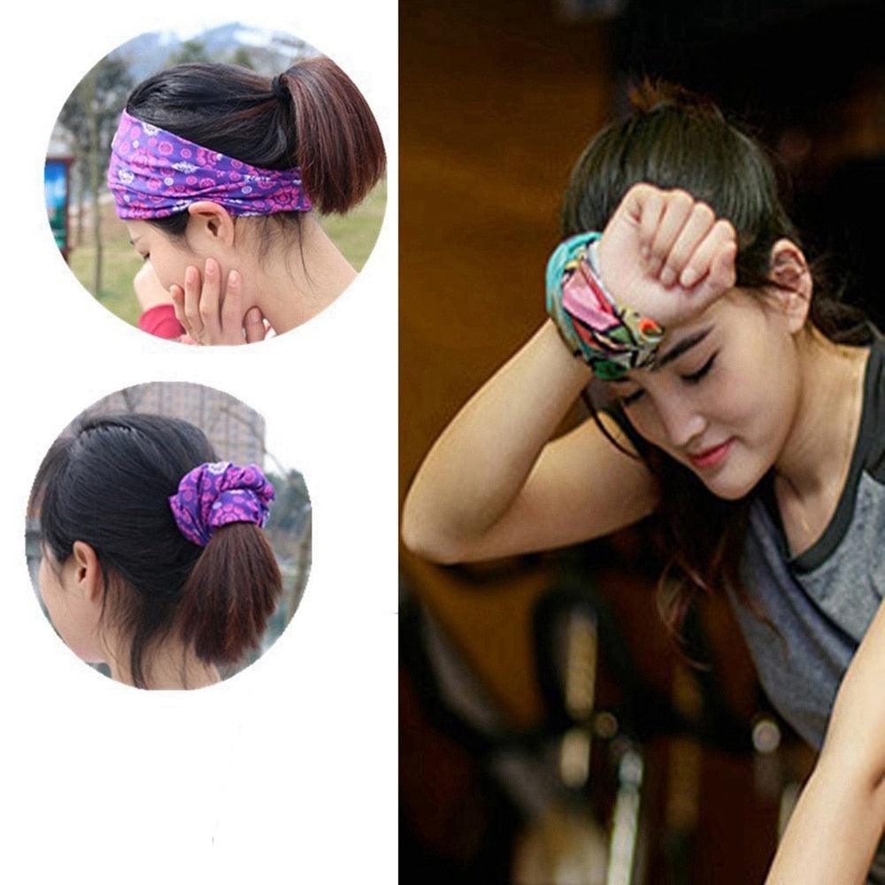 Cycling Mask Outdoor Sports Magic Head Scarf Printing Headband Bike Wrist Band Bandana for Windproof Sunscreen Bike Masks Bandanas Women Men Neck Gaiter Cover Turban Multipurpose Balaclava Elastic UV Face Shields for Women