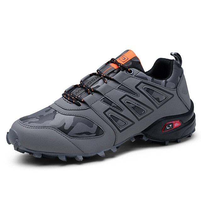 Cycling Mens Waterproof Outdoor Hiking Sneakers Men's Trail Running Shoes Fashion Hiking Sneakers For Men Tennis Cross Training Shoe Mens Casual Outdoor Walking Workout Footwear