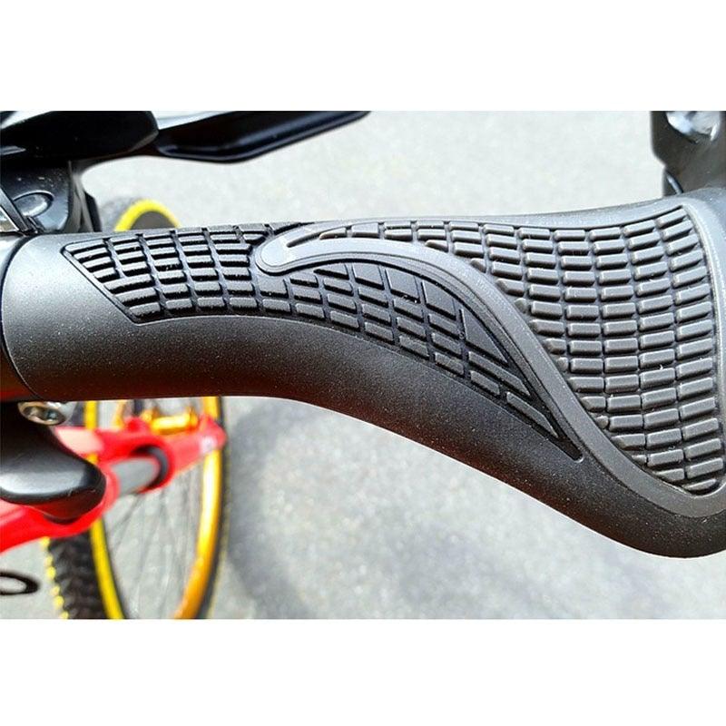 Cycling Mountain Bike Grips Handlebar Grips Handle Bar Grip End Lock On Ergonomic Bicycle Handle Bar Ergonomics Non-Slip Mountain Bike Handlebar Comfortable And Shock Absorption