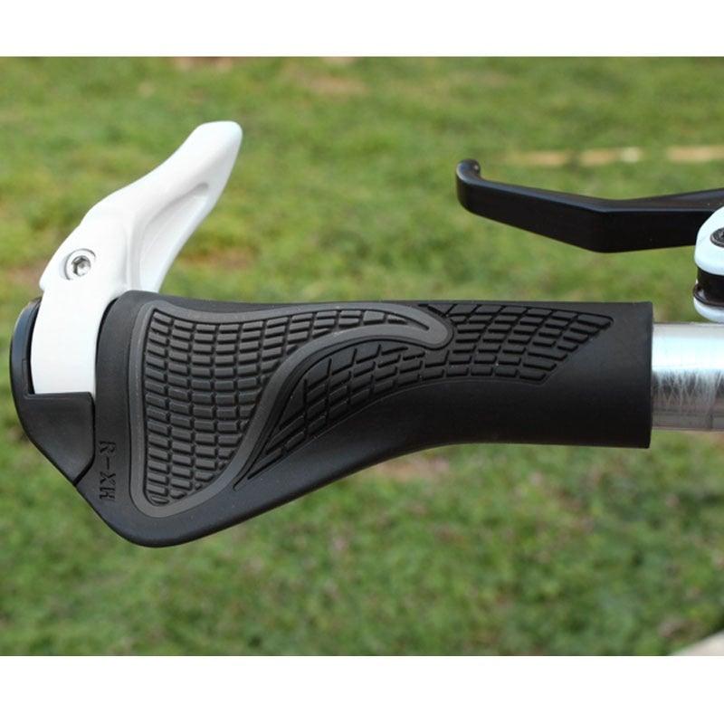 Cycling Mountain Bike Grips Handlebar Grips Handle Bar Grip End Lock On Ergonomic Bicycle Handle Bar Ergonomics Non-Slip Mountain Bike Handlebar Comfortable And Shock Absorption