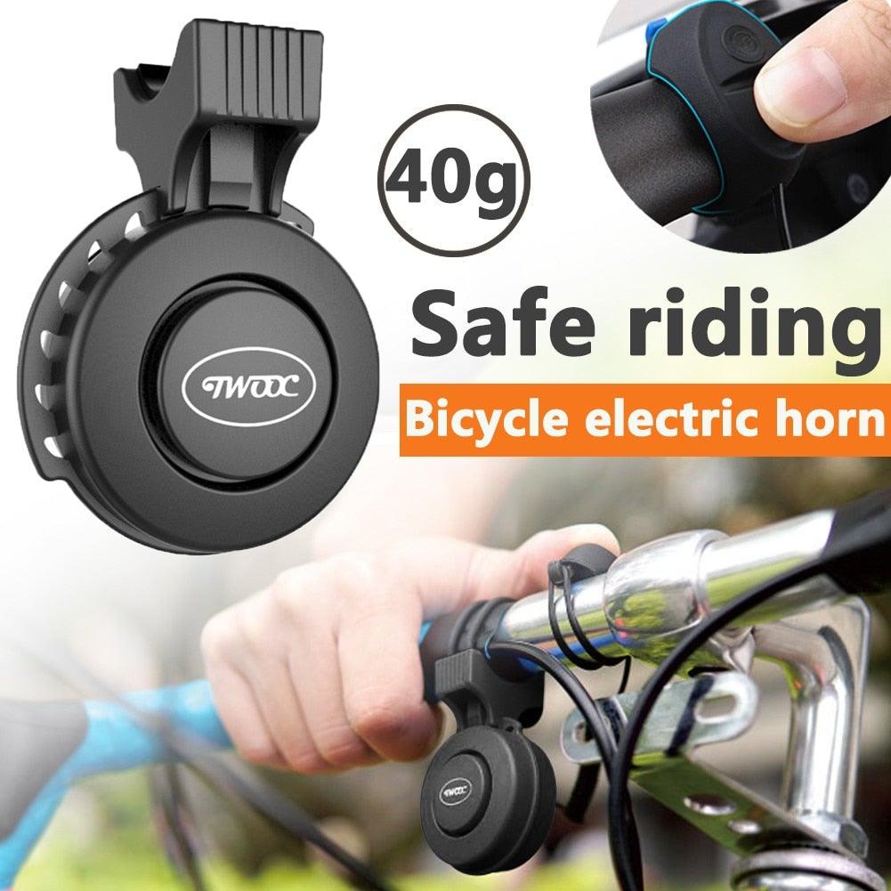 Cycling Mountain Road Bike Electronic Horn USB Rechargeable Electric Scooter Bicycle Handlebar Sound Alarm Ring Bell Outdoor Mini Bicycle Horn 130 db Loud Handlebar Cycling Alarm Alert Ring For Mountain Bike