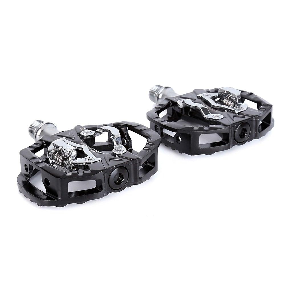 Cycling Road Bike Clipless Pedals Self-Locking Pedals Compatible Pedals Bike Mountain Bike Sealed Clipless Pedals Compatible With Road bikes, Mountain Bikes