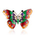 Delicate Rhinestone Butterfly Brooches Women Winged Butterfly Crystal Rhinestone Brooch Elegant Crystal Insect Brooch Fashion Wedding Party Jewelry Coat Accessories Beautiful Luxury Brooches Various Elegant Design