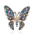 Delicate Rhinestone Butterfly Brooches Women Winged Butterfly Crystal Rhinestone Brooch Elegant Crystal Insect Brooch Fashion Wedding Party Jewelry Coat Accessories Beautiful Luxury Brooches Various Elegant Design