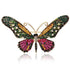 Delicate Rhinestone Butterfly Brooches Women Winged Butterfly Crystal Rhinestone Brooch Elegant Crystal Insect Brooch Fashion Wedding Party Jewelry Coat Accessories Beautiful Luxury Brooches Various Elegant Design