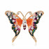 Delicate Rhinestone Butterfly Brooches Women Winged Butterfly Crystal Rhinestone Brooch Elegant Crystal Insect Brooch Fashion Wedding Party Jewelry Coat Accessories Beautiful Luxury Brooches Various Elegant Design