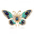 Delicate Rhinestone Butterfly Brooches Women Winged Butterfly Crystal Rhinestone Brooch Elegant Crystal Insect Brooch Fashion Wedding Party Jewelry Coat Accessories Beautiful Luxury Brooches Various Elegant Design