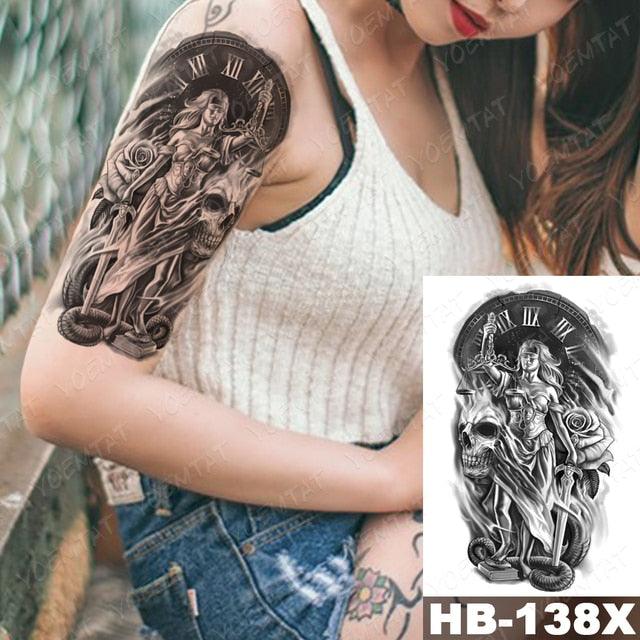 Different Stylish Waterproof Temporary Tattoo Sticker Heart Knife Angel Makeup Tattoos For Women Men - STEVVEX Beauty - 103, Animal Tattoo, Arm Tattoo, Back Tattoo, Beauty, Big Tattoo, Black Tattoos, Body Tattoo, Boys Tattoo, Butterfly Tattoo, Children Tattoo, Different Tattoo, Fashion Tattoo, Girls Tattoo, Leg Tattoo, Luxury Tattoo, Men Tattoo, Mens Tattoo, Stylish Tattoo, Tattoo, Tiger Tattoo, Waterproof Tattoo, Wolf Tattoo, Women Tattoo, Womens Tattoo - Stevvex.com