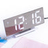 Digital Alarm Clock Alarm Clocks Adjustable Volume Alarm Clock for Bedroom Electronic 7 Inch Number Desktop Alarm Clocks For Kids Bedroom LED Screen  for Kids Bedroom Temperature Snooze Function Desk Table Clock LED Clock Electronic Watch Table