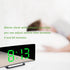 Digital Alarm Clock Desk Table Clock  3 Alarm Sounds Adjustable Volume Easy Digital Alarm Clock for Kids and Adults Compact Desk & Shelf Clocks for Bedroom Curved LED Screen Alarm Clocks For Kid Bedroom Temperature Snooze Function Home Decor Watch