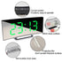 Digital Alarm Clock Digital Clock Large Display LED Alarm Electric Clocks Mirror Surface 3 Levels Brightness Dual USB LED Curved Surface Mirror Electronic Table Clock Large Screen Snooze Desktop Clock For Home Decoration