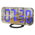 Digital Alarm Clock Digital Clock Large Display LED Alarm Electric Clocks Mirror Surface 3 Levels Brightness Dual USB LED Curved Surface Mirror Electronic Table Clock Large Screen Snooze Desktop Clock For Home Decoration