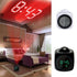 Digital Alarm Clock Projection Alarm Clock Wake Up Bedroom with Data and Temperature Display Talking Function LED Wall/Ceiling Projection Clock LCD Creative Projector Weather Temperature Desk Time Date Display Projection USB Charger Home Clock Timer