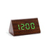 Digital Clock LED Wooden Alarm Clock Digital Alarm Clock with Wooden Electronic LED Time Display 3 Alarm Settings Humidity & Temperature Detect Wood Made Electric Clocks Table Sound Control Electronic Clocks Desktop USB/AAA Powered Home Table Decor