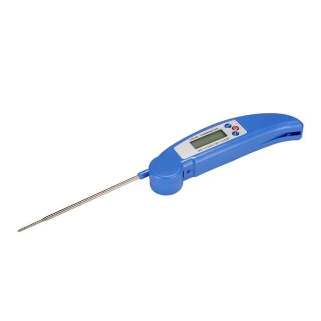 Digital Foldable Thermometer Food BBQ Meat Oven Instant Read Food Thermometer For Cooking Digital Kitchen Thermometer Probe With Backlight & Reversible Display Cooking Thermometer For Folding Kitchen Thermometer For Cooking Water Oil Grill Tools