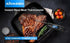 Digital Kitchen Food Thermometer For Meat Water Milk Cooking Oven Cooking Food Min Max Thermometer Magnetic Waterproof with Backlight for Adults Kitchen Grill Steak Out Food Probe BBQ Electronic Oven Thermometer Kitchen Tools