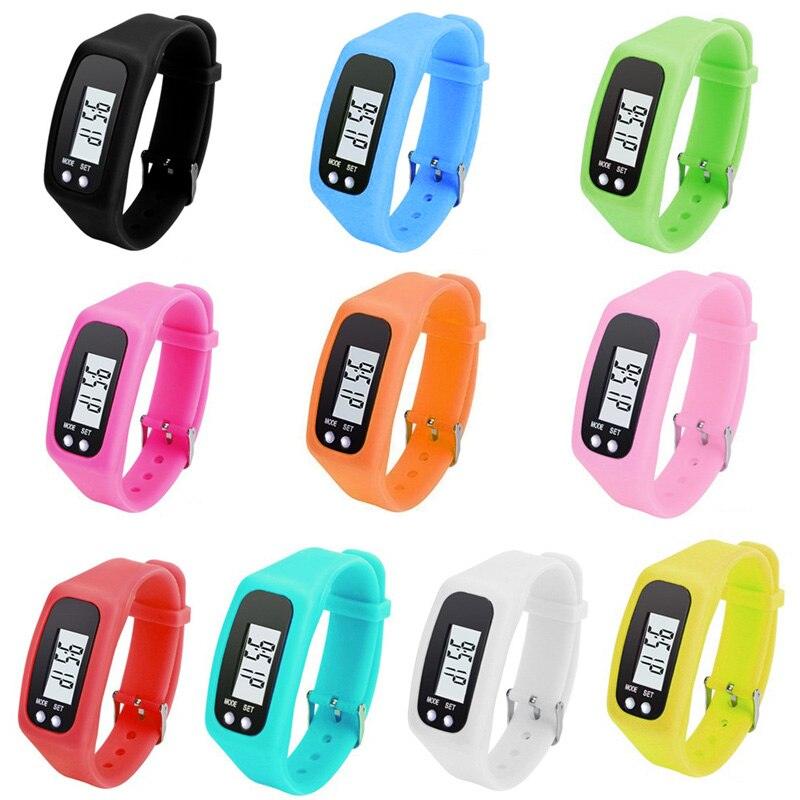 Digital LCD Pedometer Run Step Walking Distance Calorie Counter Sport Watch Fitness Watch Pedometer Watch With Steps Calories Counter Sleep Tracker For Men Women