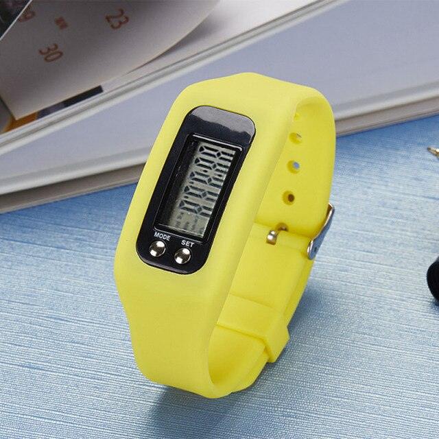 Digital LCD Pedometer Run Step Walking Distance Calorie Counter Sport Watch Fitness Watch Pedometer Watch With Steps Calories Counter Sleep Tracker For Men Women