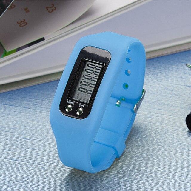 Digital LCD Pedometer Run Step Walking Distance Calorie Counter Sport Watch Fitness Watch Pedometer Watch With Steps Calories Counter Sleep Tracker For Men Women