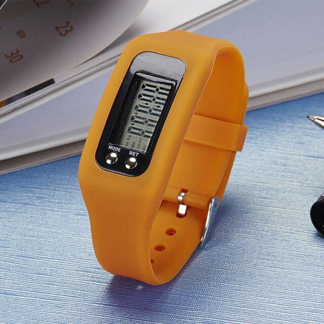 Digital LCD Pedometer Run Step Walking Distance Calorie Counter Sport Watch Fitness Watch Pedometer Watch With Steps Calories Counter Sleep Tracker For Men Women