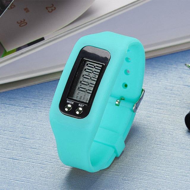 Digital LCD Pedometer Run Step Walking Distance Calorie Counter Sport Watch Fitness Watch Pedometer Watch With Steps Calories Counter Sleep Tracker For Men Women