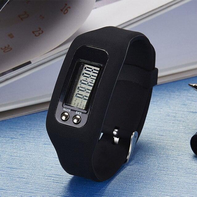 Digital LCD Pedometer Run Step Walking Distance Calorie Counter Sport Watch Fitness Watch Pedometer Watch With Steps Calories Counter Sleep Tracker For Men Women