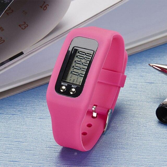 Digital LCD Pedometer Run Step Walking Distance Calorie Counter Sport Watch Fitness Watch Pedometer Watch With Steps Calories Counter Sleep Tracker For Men Women