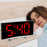 Digital Table Clock Digital Alarm Clock LED Bedside Clock Dual Alarm Adjustable Volume Alarm Clock for Bedroom  Electronic 7 Inch Number Desktop Alarm Clocks For Kids Bedroom LED Screen Curved Dimmable Mirror