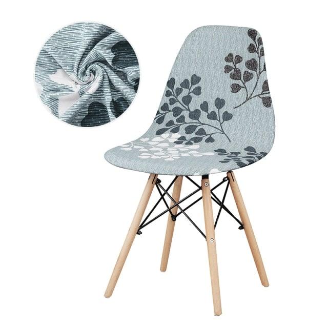 Dining Chair Cover Lounge Armless Chair Protector Stretchable Slipcovers for Dining Room Living Room Seat Cover For Shell Chair Washable Removable Armless Shell Chair Cover And Home Hotel Slipcover Seat Case