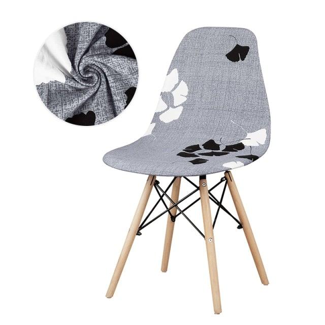 Dining Chair Cover Lounge Armless Chair Protector Stretchable Slipcovers for Dining Room Living Room Seat Cover For Shell Chair Washable Removable Armless Shell Chair Cover And Home Hotel Slipcover Seat Case