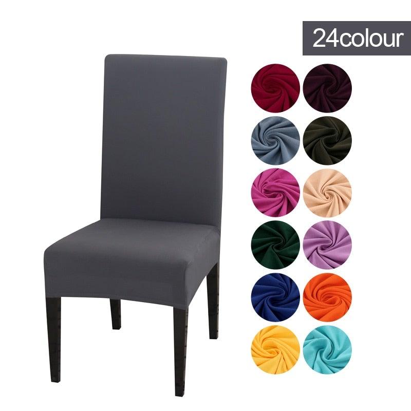 Dining Chair Covers Stretch Chair Covers Parsons Chair Slipcover Removable Anti Dirty Seat Chair Cover Spandex Kitchen Cover for Banquet Wedding Dinner Restaurant house