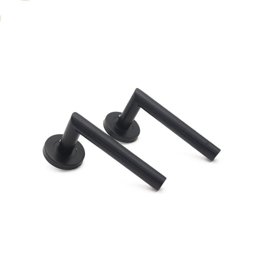 Door Handle  Brushed Stainless Steel Tube Hollow Spray Paint Frosted Black Round Cover Split Right Angle Door Handle Stainless Steel Tube Hollow Spray Paint Frosted Black Round Cover Split Right Angle Door Handle