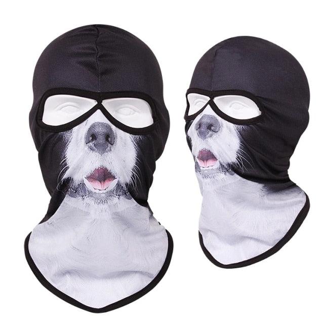 Double Eye Hole Animal Head Hat Horror Role-Playing Full Face Mask Riding Hunting Balaclava Sweat-Absorbent And Breathable Scarf Dustproof Headgear Unisex Cycling Equipment Racing Breather Mask Tactical Airsoft Cap Scarf Mask Ski Hat Spring Summer For Men