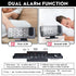 Dual Loud Smart Alarm Clock Projection for Bedroom Radio Digital Alarm Clock Projection Digital Alarm Clock for Bedrooms Radio Alarm Clock with Projection on Ceiling Dual Alarms with USB Charger Large Mirror LED Display