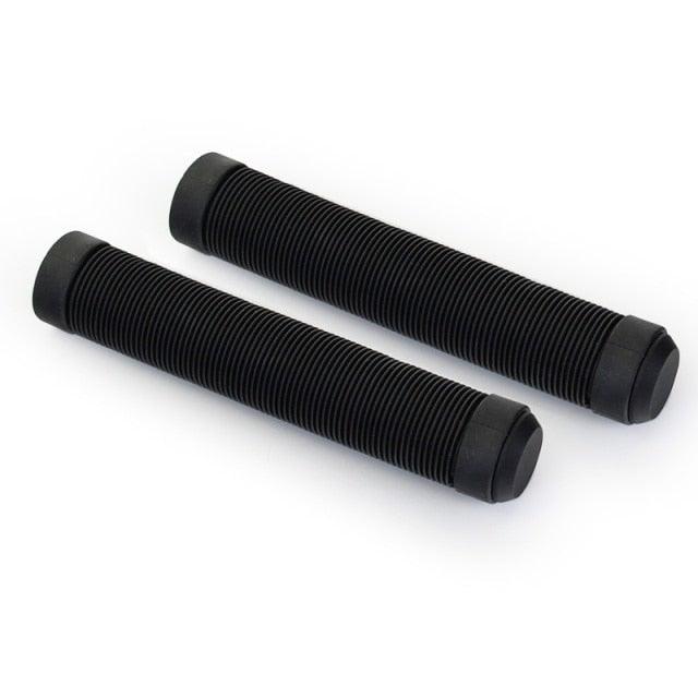 Durable Anti Slip Scooter Grips Soft Bike Handlebar Grips Anti-Slip Bicycle Grips Freestyle Cycling Grips Race Mountain Bike Handlebar Grips Single Lock-On Ring Collar Bicycle Handle Bar