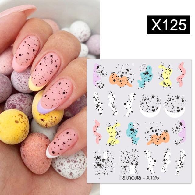 Egg Shell French Lines Water Decals Sticker Geometric Flowers Leaves Bubble Design Slider For Manicuring Nail Art Manicure Lips Nail Art Decorations Slider Nail Art Stickers Decals Nail Art Supplies Valentines Day 3D Self-Adhesive Nail Decorations - ALLURELATION - 3D Self-Adhesive, 554, Art Supplie, Decals, Decals Nail, Decals Sticker, DIY Lips Nail, Flowers Leaves, French Lines, Geometric Flowers, Nail Art, Nail Decorations, Nail Stickers, non-toxic, Snake nail - Stevvex.com