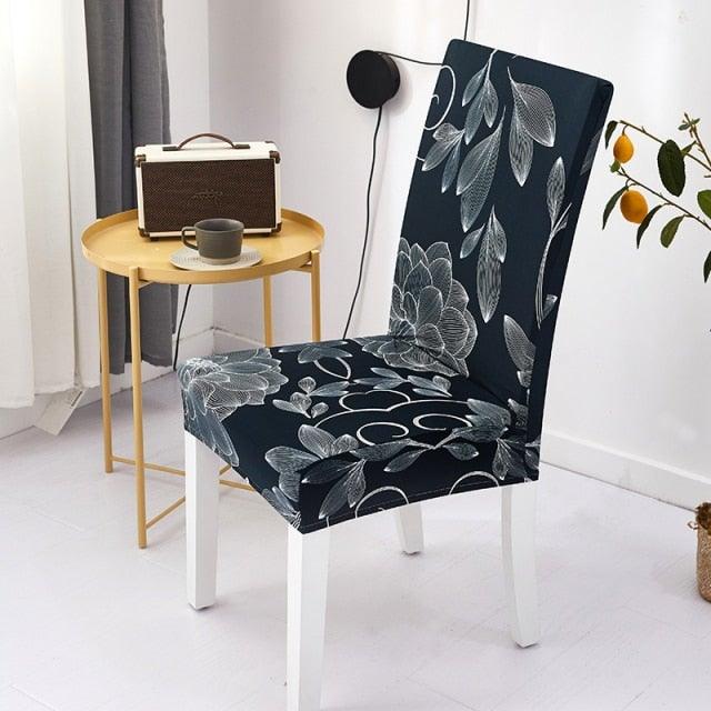 Elastic Chair Covers Spandex Dining Room Stretch Seat Cover Chair Protective Case for Restaurant Universal Removable Washable Soft Spandex High Back Large Chair Cover Slipcover for Dining Room Kitchen Hotel Table Banquet