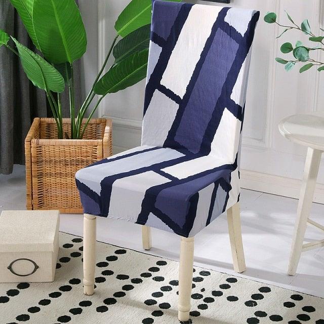 Elastic Chair Covers Spandex Dining Room Stretch Seat Cover Chair Protective Case for Restaurant Universal Removable Washable Soft Spandex High Back Large Chair Cover Slipcover for Dining Room Kitchen Hotel Table Banquet