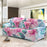 Elastic Sofa Cover For Living Room Stretch Combination Slipcovers Flowers Printed Sectional Couch Covers 1/2/3/4 Seater Floral Pattern Sofa Cover With Separate Cushion Cover Stretch Armchair Slipcover Washable Furniture Protector