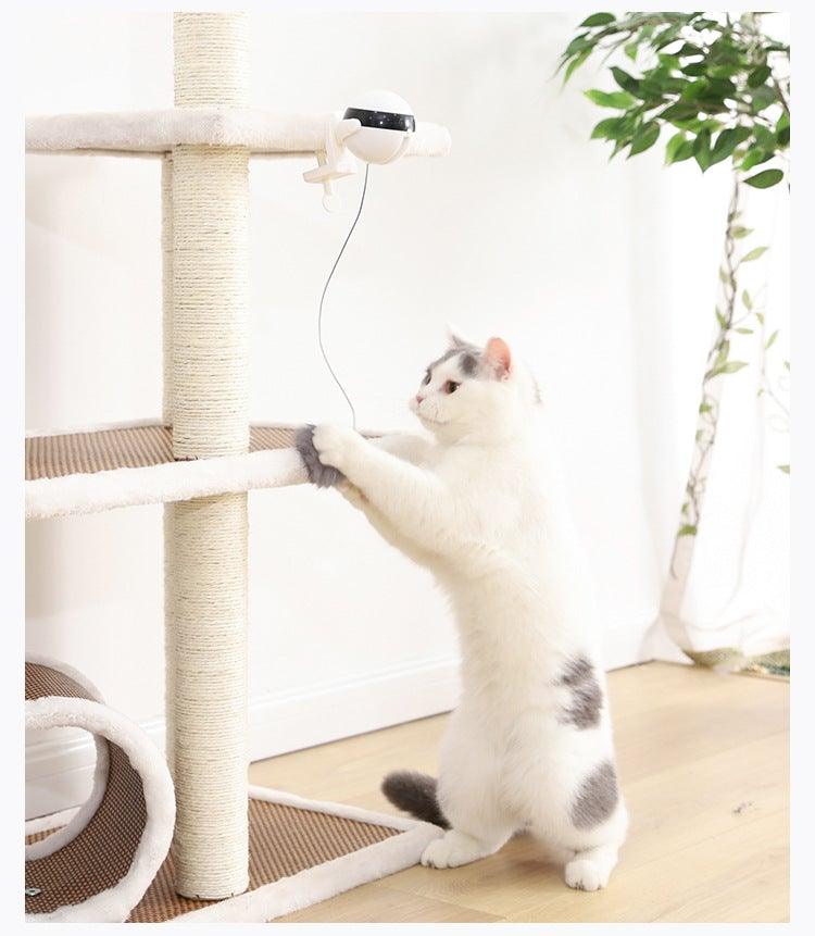 Electric Automatic Lifting Motion Cat Toy Puzzle Smart Pet Cat Teaser Ball Pet Supply Lifting Toys Toys Lifting Flutter Cat Exercise Toys