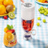 Electric Portable Blender Juice Glass Bottle Fresh Fruit Juicer USB Multifunction Food Strawberry Citrus Milkshake Mixers Maker Mini Electric Portable Blender Juicer Cup USB Rechargeable Juicer Multi-Functional Small Mixer