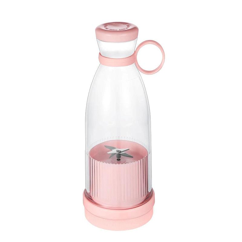 Electric Portable Blender Juice Glass Bottle Fresh Fruit Juicer USB Multifunction Food Strawberry Citrus Milkshake Mixers Maker Mini Electric Portable Blender Juicer Cup USB Rechargeable Juicer Multi-Functional Small Mixer