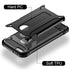 Elegant Black Armor Case for iPhone 14 Pro 13 12 11 Pro Max Heavy Duty Shockproof Cover Full Body Protective Silicone Shockproof Phone Cover Luxury Design