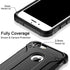 Elegant Black Armor Case for iPhone 14 Pro 13 12 11 Pro Max Heavy Duty Shockproof Cover Full Body Protective Silicone Shockproof Phone Cover Luxury Design