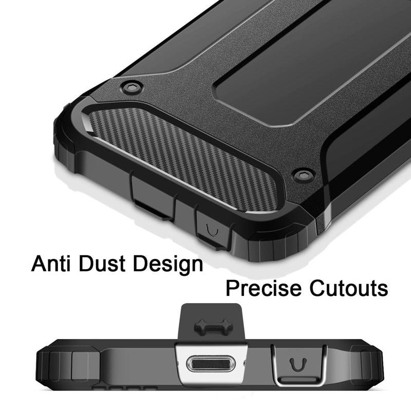 Elegant Black Armor Case for iPhone 14 Pro 13 12 11 Pro Max Heavy Duty Shockproof Cover Full Body Protective Silicone Shockproof Phone Cover Luxury Design