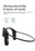 Elegant Black Headphones Wireless Earphones For Workouts And Running Bluetooth Headphones With Mic Grey Bluetooth 5.0 Bone Conduction Earphone Waterproof Sport Headphone Bluetooth Headsets Wireless Headphones Music Handsfree Design