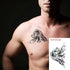 Elegant Black Music Notes Waterproof Sticker Tattoos Temporary Chest Shoulder Tattoos For Men Women - STEVVEX Beauty - 103, Arm Tattoo, Beauty, Bird Tattoo, Black Tattoos, Body Tattoo, Boys Tattoo, Butterfly Tattoo, Face Tattoo, Fashion Tattoo, Flower Tattoo, Girls Tattoo, Leg Tattoo, Luxury Tattoo, Make up Tattoo, Men Tattoo, Mens Tattoo, Modern Tatoos, Music Notes Tattoo, Stylish Tattoo, Tattoo, Waterproof Tattoo, Women Tattoo, Womens Tattoo - Stevvex.com