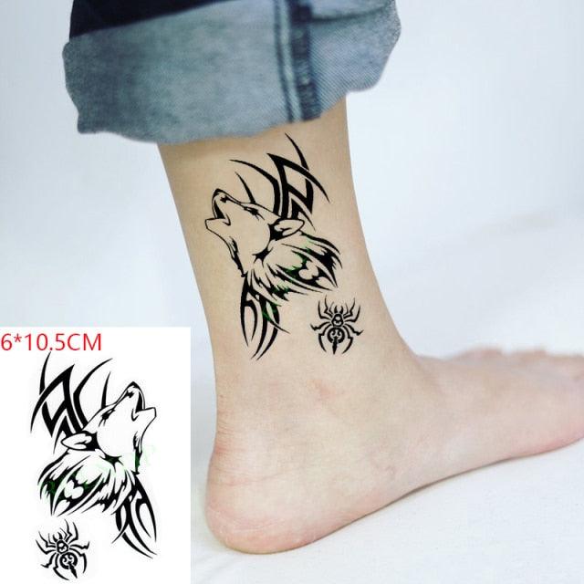 Elegant Black Waterproof Temporary Tattoo Stickers Moon Hill Modern Body Art Stickers Hand Foot High Quality For Womens - STEVVEX Beauty - 103, 3D Tattoo, Animal Tattoo, Arm Tattoo, Back Tattoo, Beauty, Black Tattoos, Body Tattoo, Fashion Tattoo, Flower Tattoo, Girls Tattoo, Men Tattoo, Mens Tattoo, Modern Tattoo, Party Tattoo, Realistic Tattoo, Stylish Tattoo, Tattoo, Waterproof Tattoo, Wolf Tattoo, Women Tattoo, Womens Tattoo - Stevvex.com